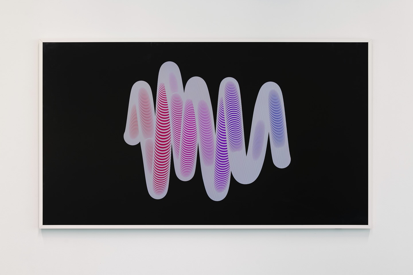 Chromie Squiggle displayed on Samsung TV Frame